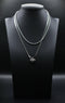 Women's Silver Heart Stainless Steel Necklace