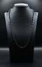 Men's Black Stainless Steel Bold Necklace