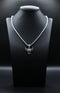 Men's Silver Stainless Steel Bull Necklace
