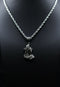 Men's Silver Stainless Steel Praying Necklace