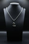 Men's Silver Stainless Steel Praying Necklace